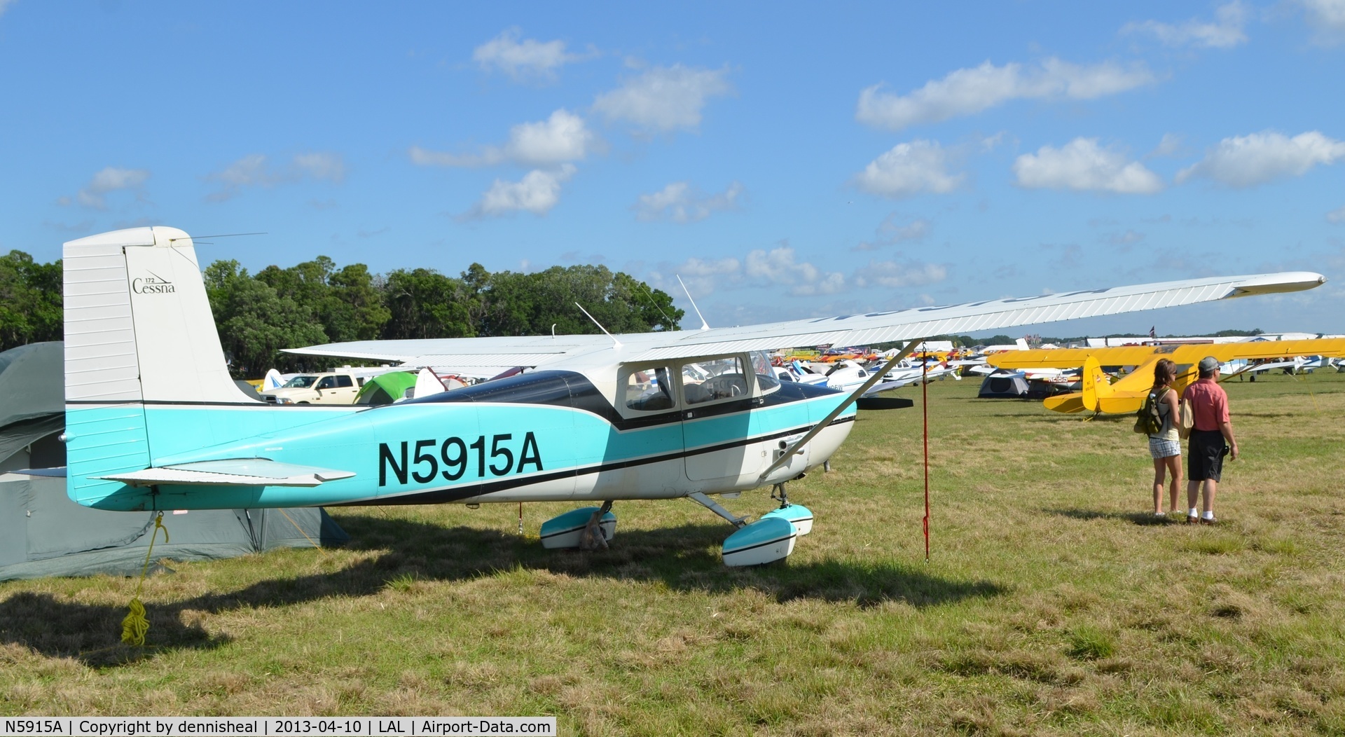N5915A, 1956 Cessna 172 C/N 28515, 1956 CESSNA 172 SKYHAWK AT SUN N FUN