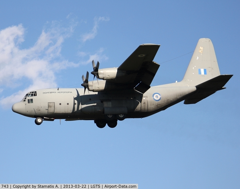 743, Lockheed C-130H Hercules C/N 382-4665, Hellenic Air Force
C-130H Hercules
743
22/3/2013
