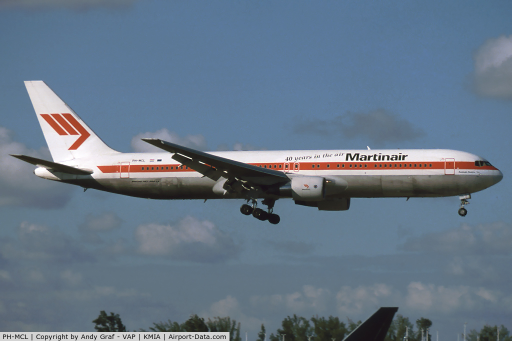 PH-MCL, 1992 Boeing 767-31A/ER C/N 26469, Martinair 767-300