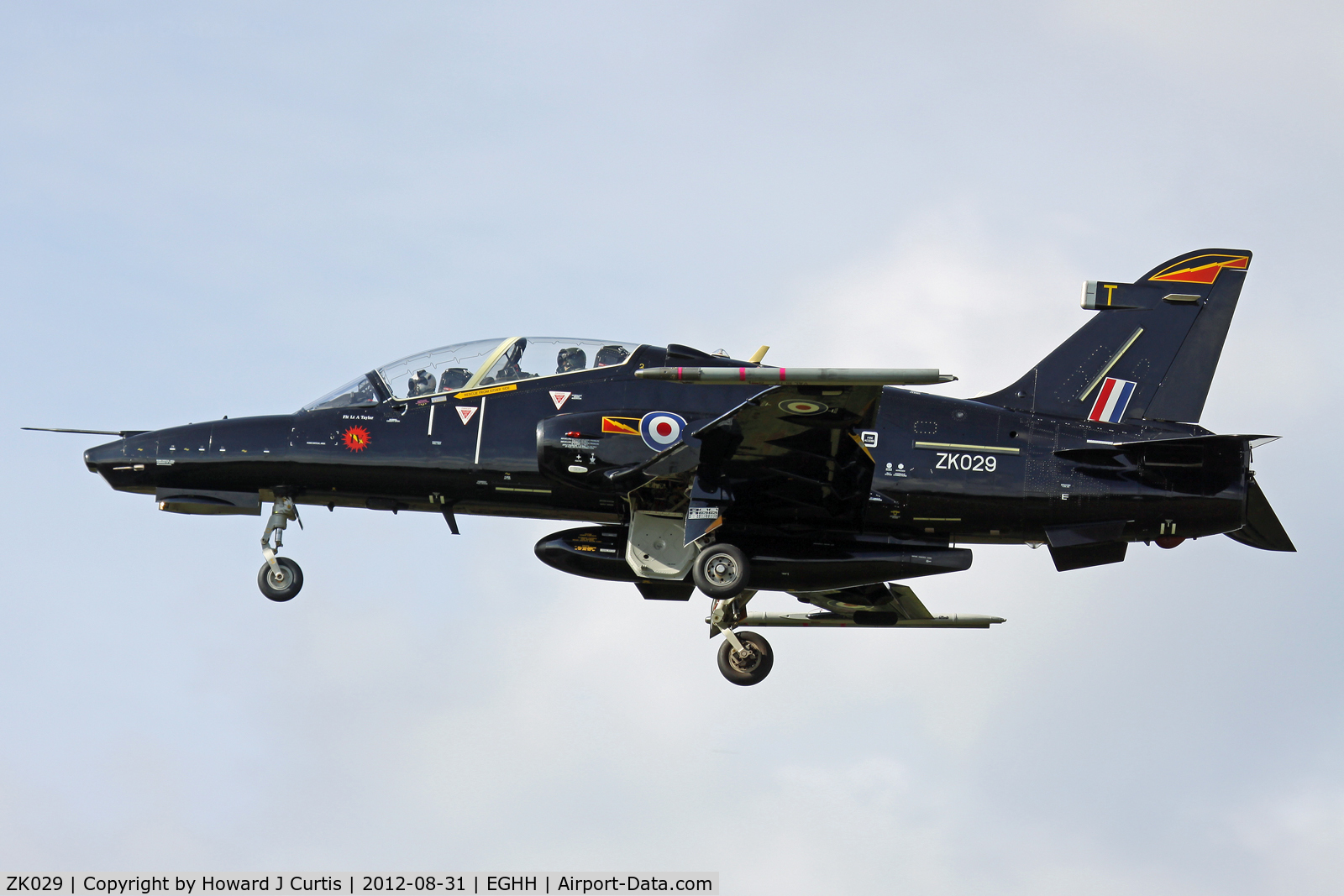 ZK029, 2009 British Aerospace Hawk T2 C/N RT020/1258, Coded T with 4(R) Sqn, 4 FTS.