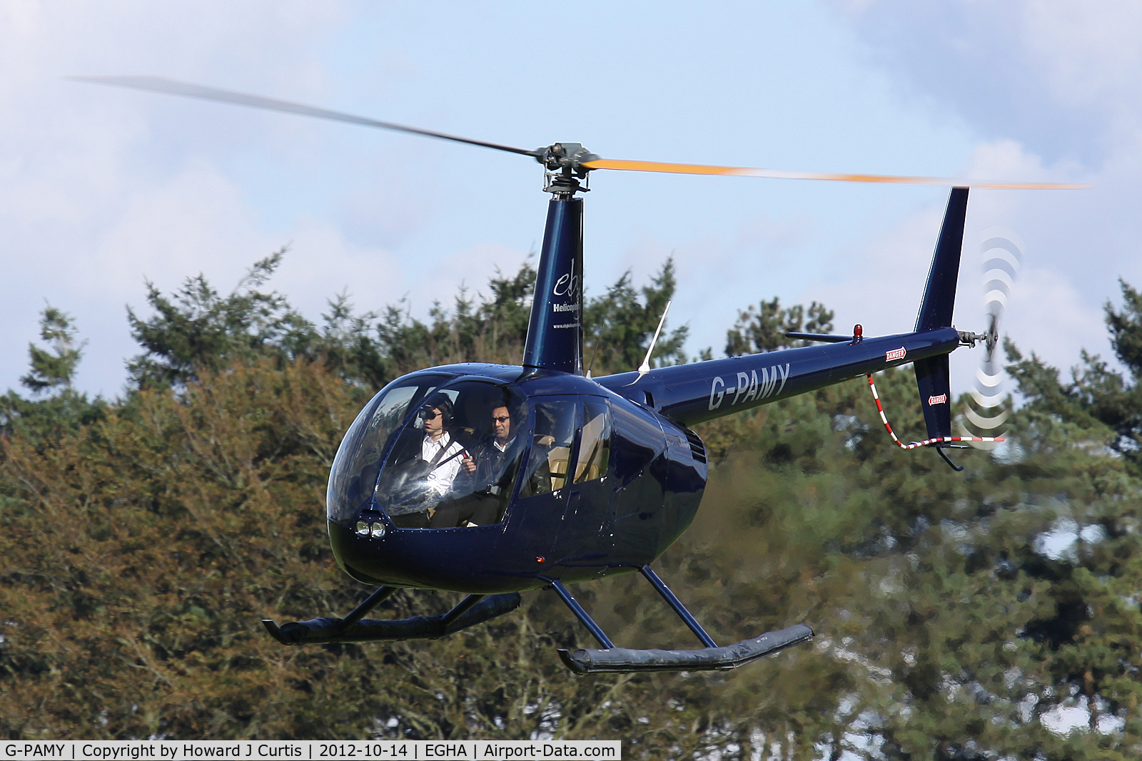 G-PAMY, 2007 Robinson R44 Clipper II C/N 11641, Privately owned.