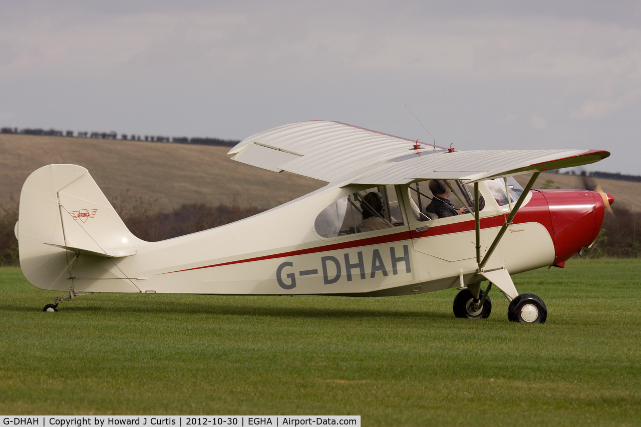 G-DHAH, 1946 Aeronca 7AC Champion C/N 7AC-4185, Privately owned.
