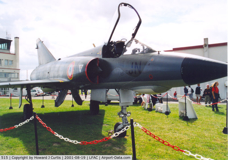 515, 1966 Dassault Mirage IIIE C/N 515, Preserved here.