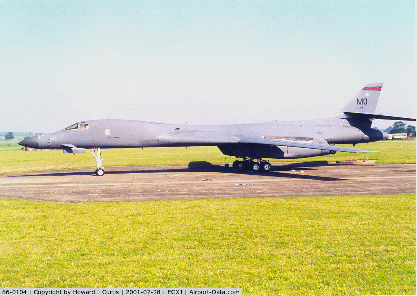 86-0104, 1986 Rockwell B-1B Lancer C/N 64, 34th BS. At IAT.