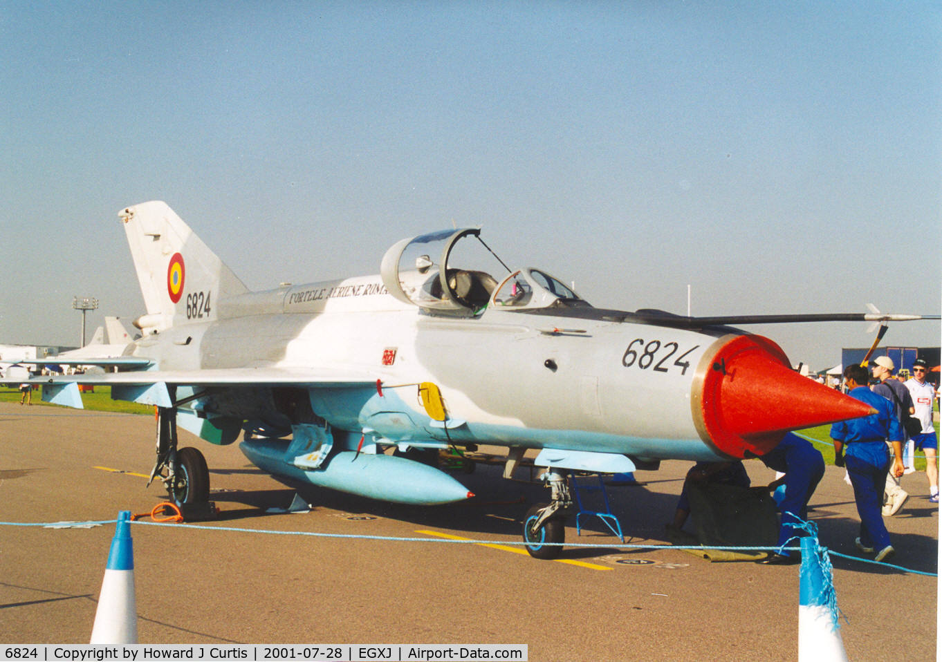 6824, Mikoyan-Gurevich MiG-21MF-75 Lancer C C/N 96006824/0524, At IAT.