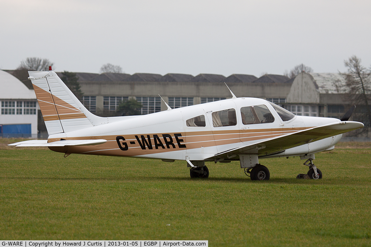 G-WARE, 1984 Piper PA-28-161 Cherokee Warrior II C/N 28-8416080, Privately owned.