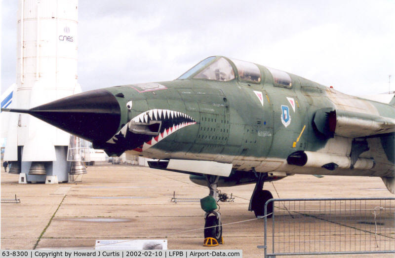 63-8300, 1963 Republic F-105G Thunderchief C/N F077, Preserved at the Musee de l'Air.