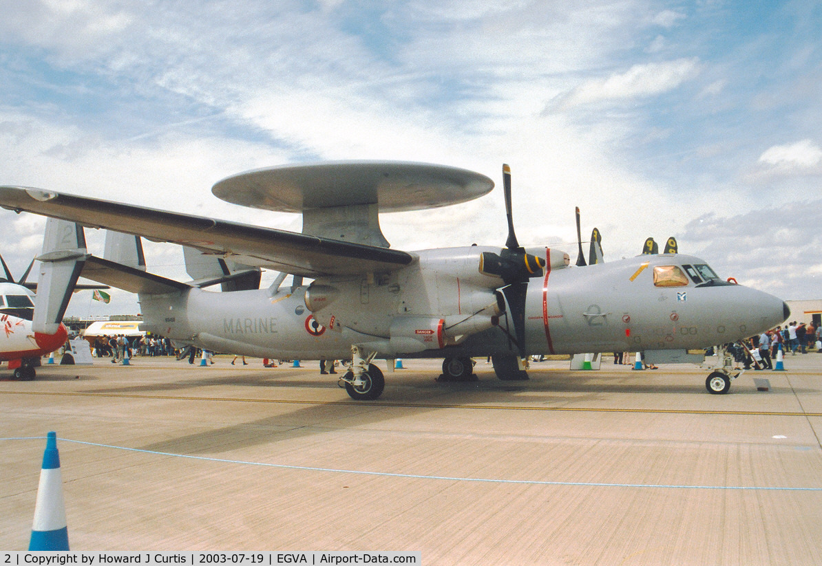 2, Grumman E-2C Hawkeye 2000 (G-123) C/N FR-2, French Navy