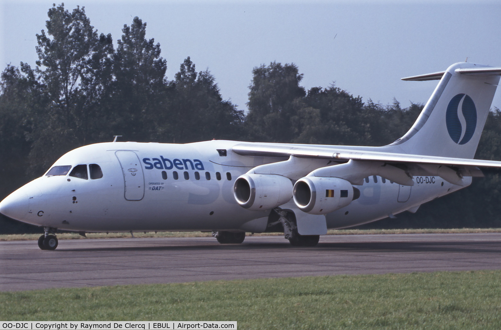 OO-DJC, 1987 British Aerospace BAe.146-200 C/N E2069, Airshow Ursel 1995