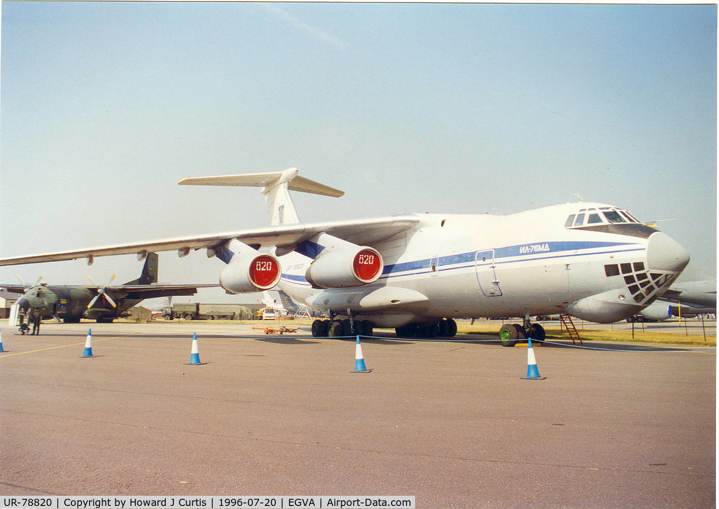 UR-78820, 1989 Ilyushin Il-76MD C/N 0093496907, In the static display.