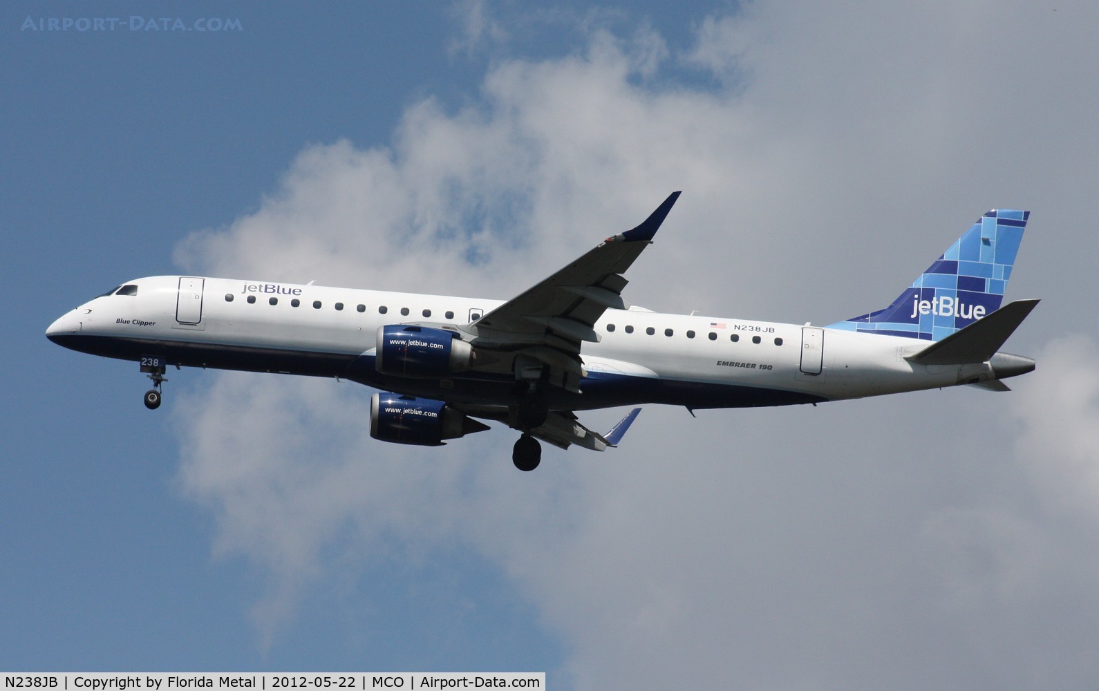 N238JB, 2006 Embraer 190AR (ERJ-190-100IGW) C/N 19000039, Jet Blue E190