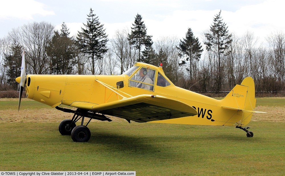 G-TOWS, 1969 Piper PA-25-260 Pawnee C/N 25-4853, Ex: N10F > N4370Y > D-EAVI > PH-VBT > G-TOWS - Originally owned to, Blackpool & Fylde Gliding Club Ltd in July 1991 and currently with, Lasham Gliding Society Ltd since June 1994