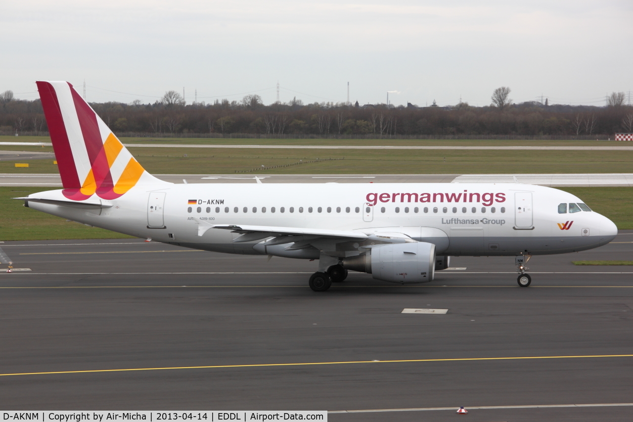 D-AKNM, 1999 Airbus A319-112 C/N 1089, Germanwings, Airbus A319-112, CN: 1089