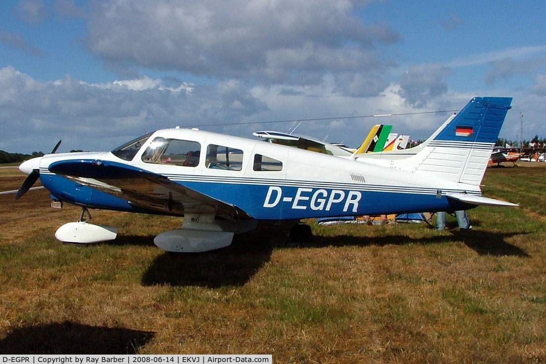 D-EGPR, Piper PA-28-181 Archer II C/N 28-8190292, Piper PA-28-181 Archer II [28-8190292] Stauning~OY 14/06/2008