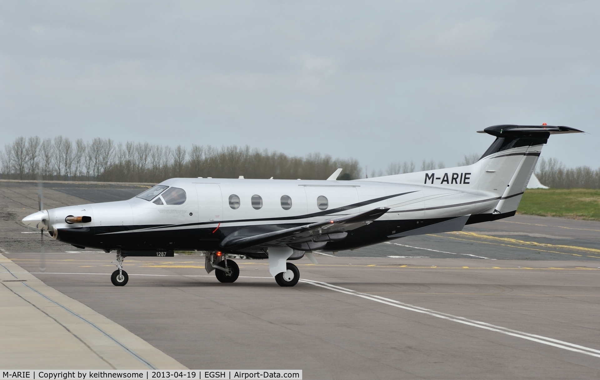 M-ARIE, 2010 Pilatus PC-12/47E C/N 1235, A Welcome visitor.
