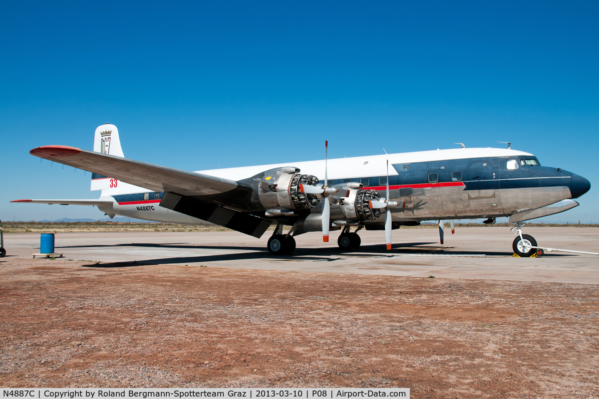 N4887C, Douglas DC-7B C/N 45351, Douglas DC-7B