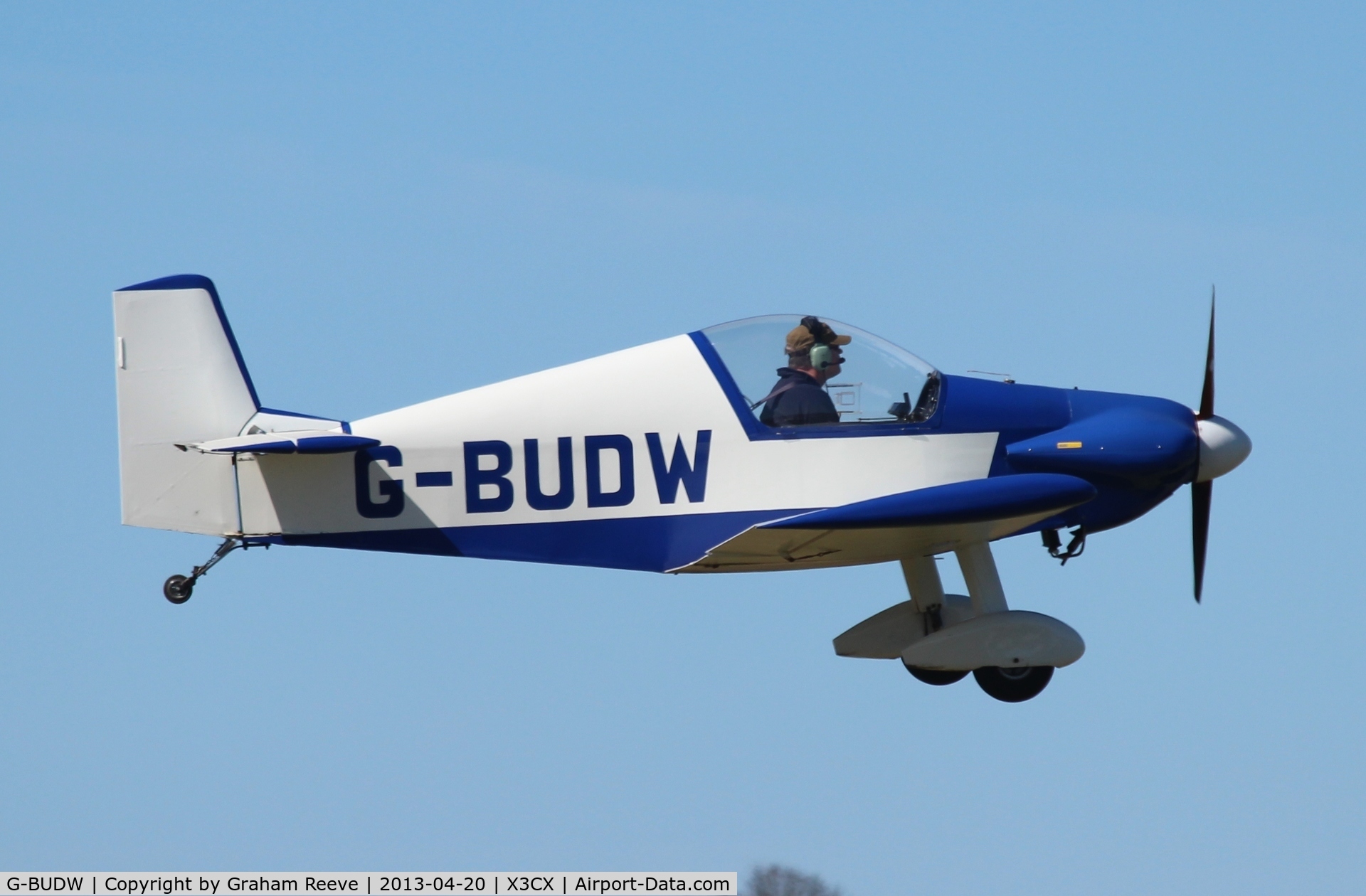 G-BUDW, 1992 Brugger MB-2 Colibri C/N PFA 043-10644, About to land.