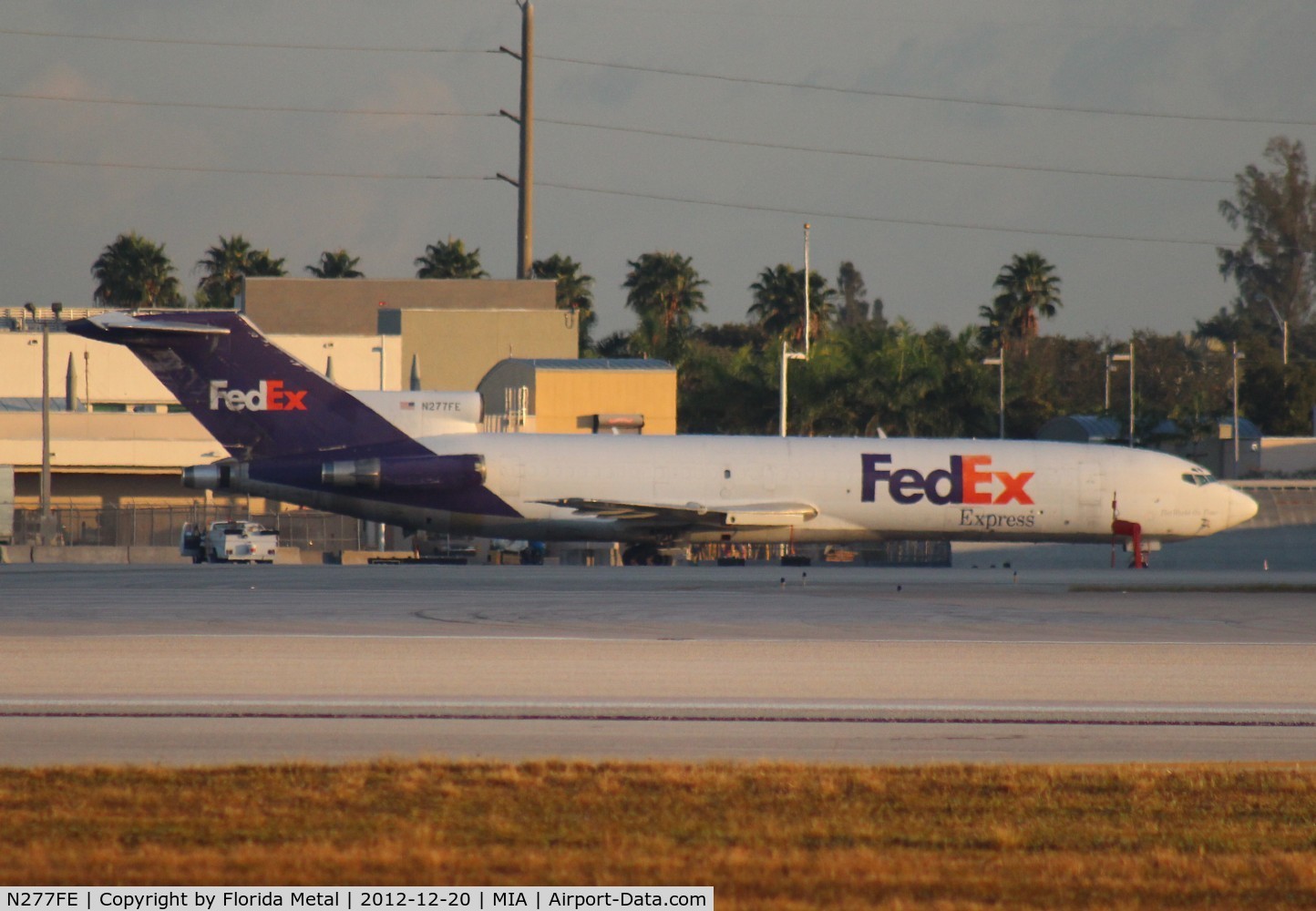 N277FE, 1980 Boeing 727-233F C/N 22042, Fed Ex 727 hasn't moved for a couple years