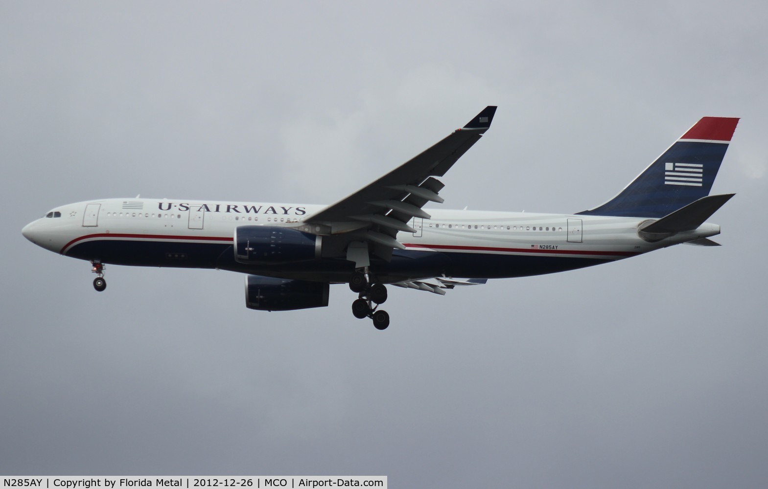 N285AY, 2010 Airbus A330-243 C/N 1100, US Airways A330