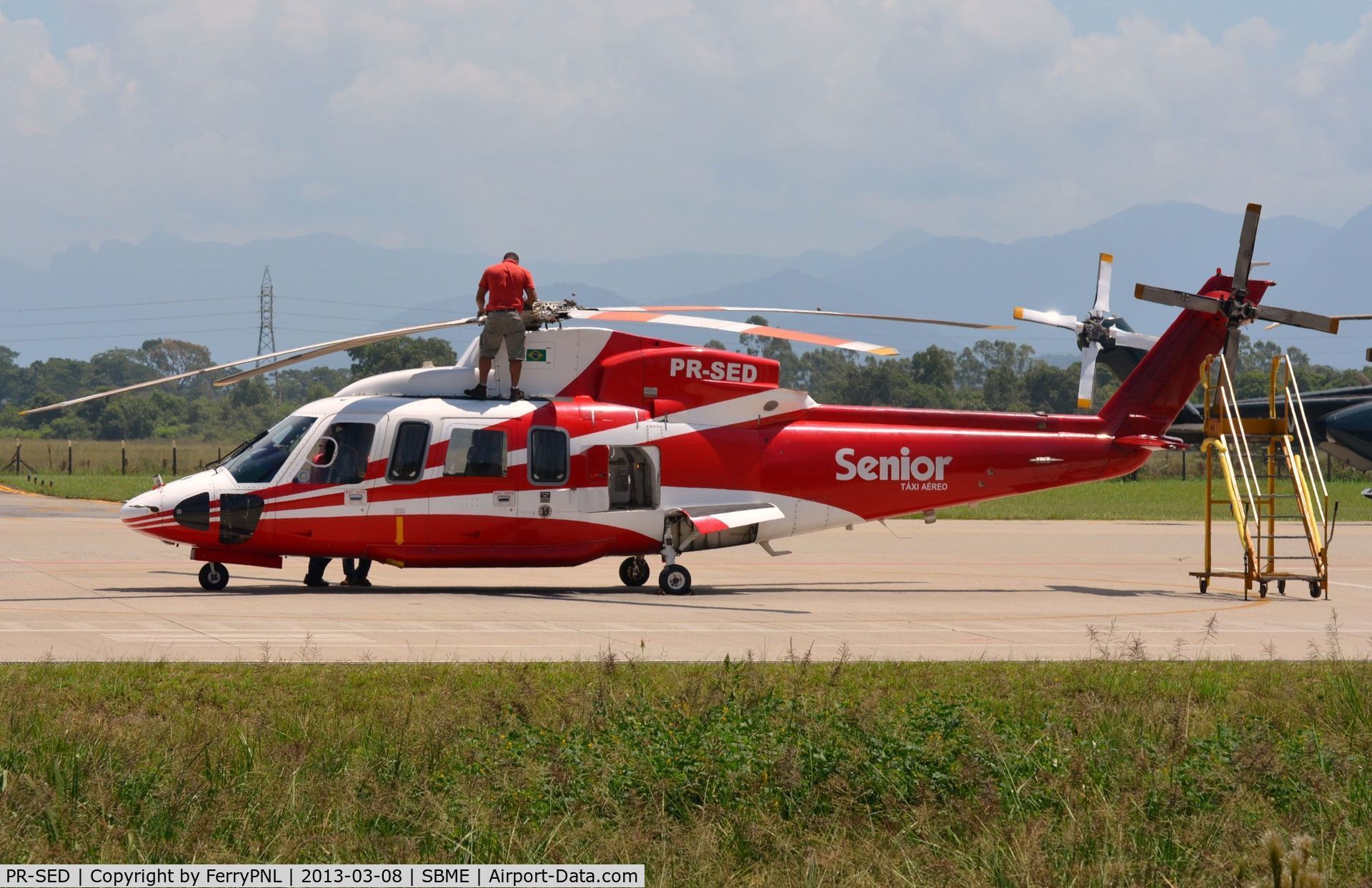 PR-SED, 2003 Sikorsky S-76C C/N 760539, Senior S76 receiving some TLC after a mission.