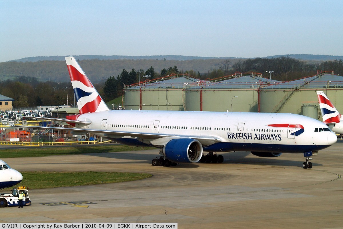 G-VIIR, 1999 Boeing 777-236 C/N 29322, Boeing 777-236ER [29322] (British Airways) Gatwick~G 09/04/2010