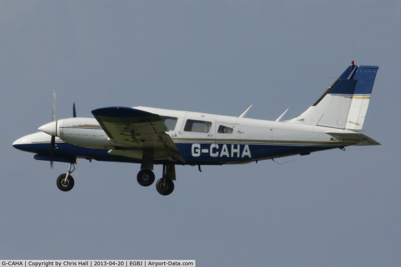 G-CAHA, 1977 Piper PA-34-200T Seneca II C/N 34-7770010, TDG Leasing