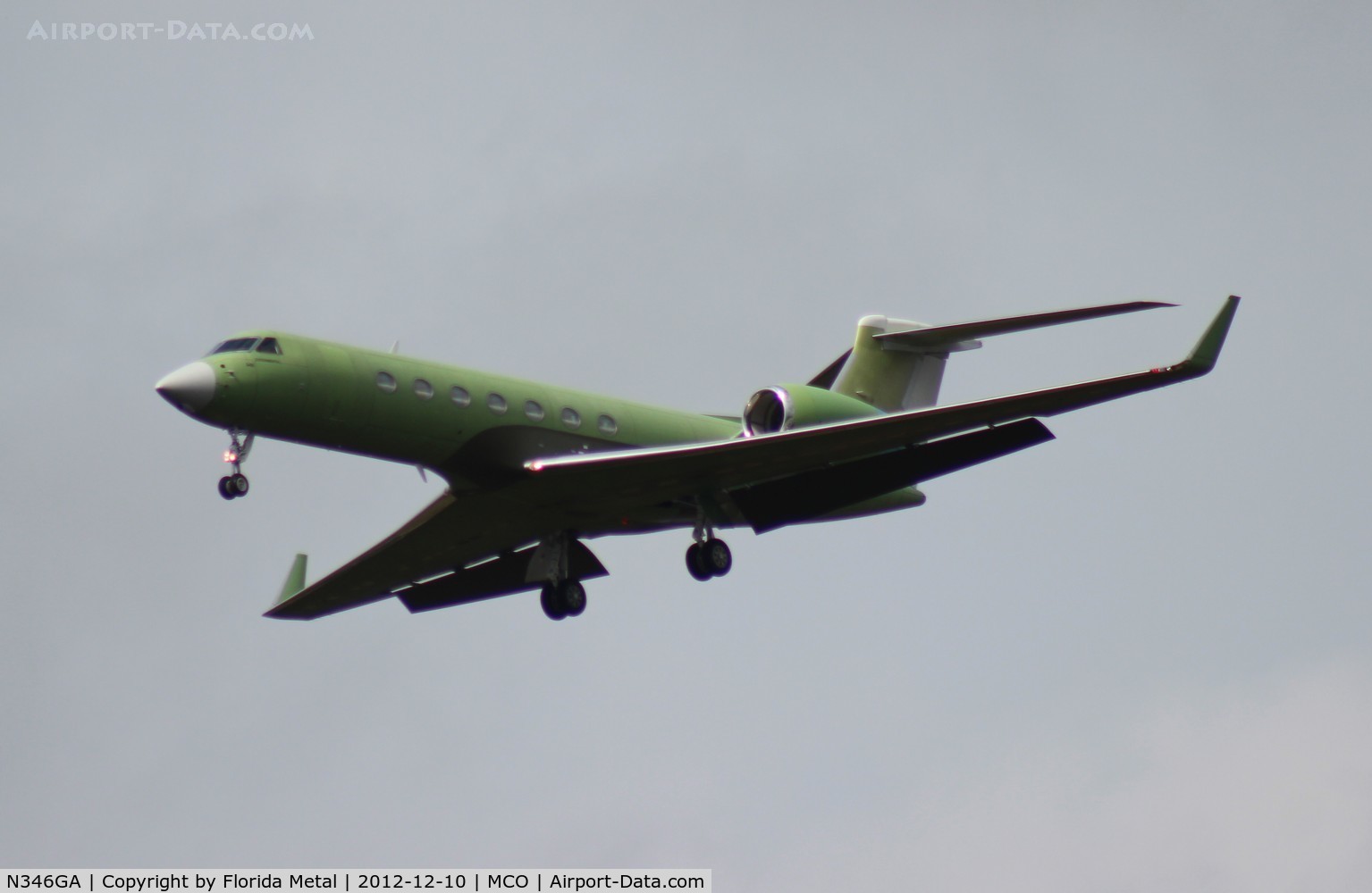 N346GA, Gulfstream Aerospace G550 C/N 5406, Brand new still green G550