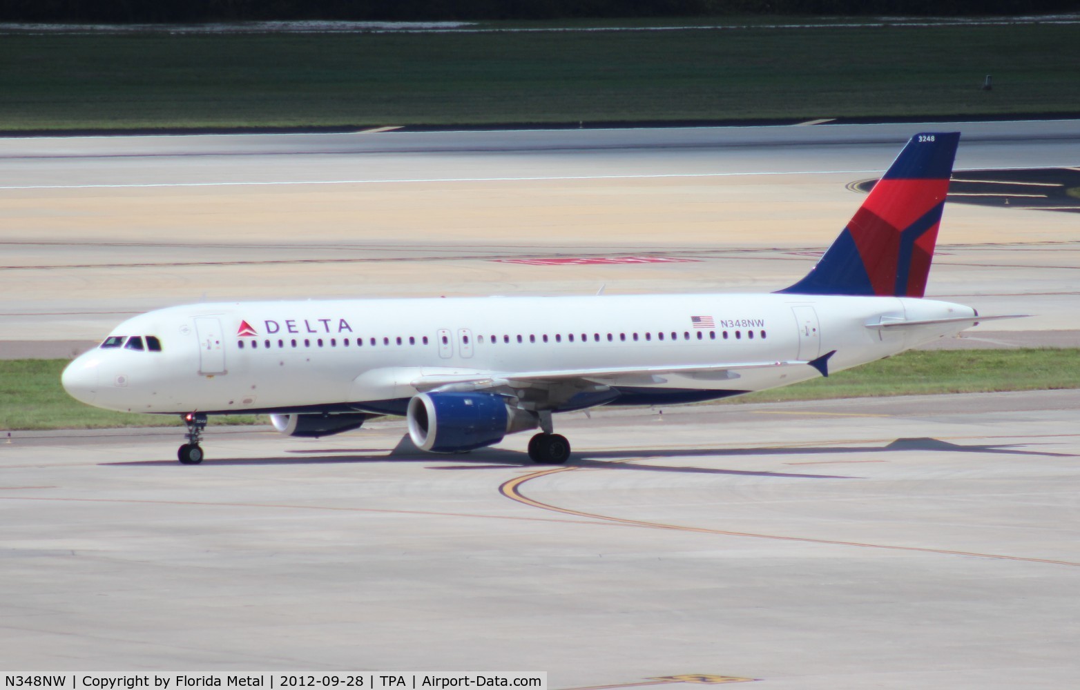 N348NW, 1993 Airbus A320-231 C/N 411, Delta A320