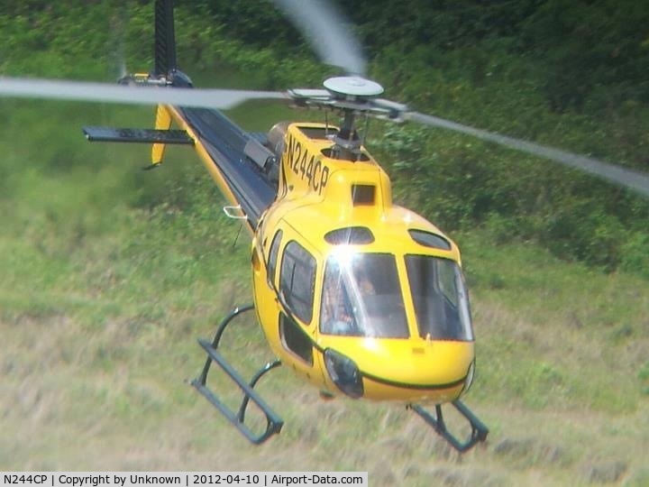 N244CP, Eurocopter AS-350B-3 Ecureuil Ecureuil C/N 7036, Tower view of takeoff