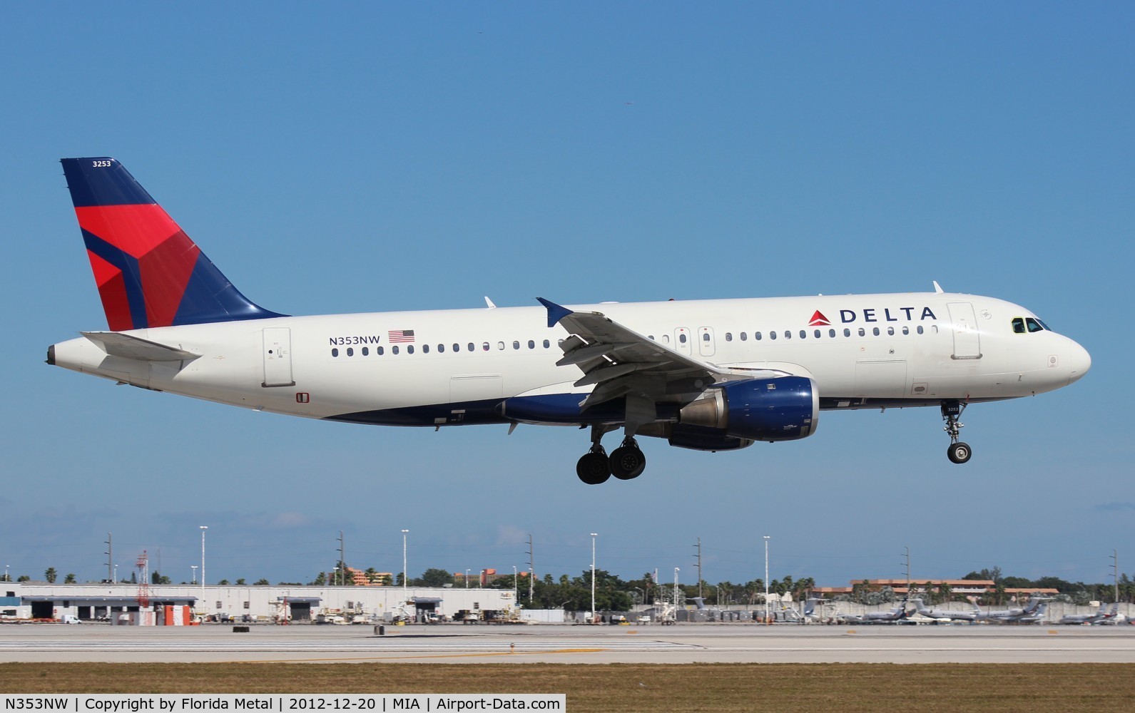 N353NW, 1998 Airbus A320-212 C/N 786, Delta A320