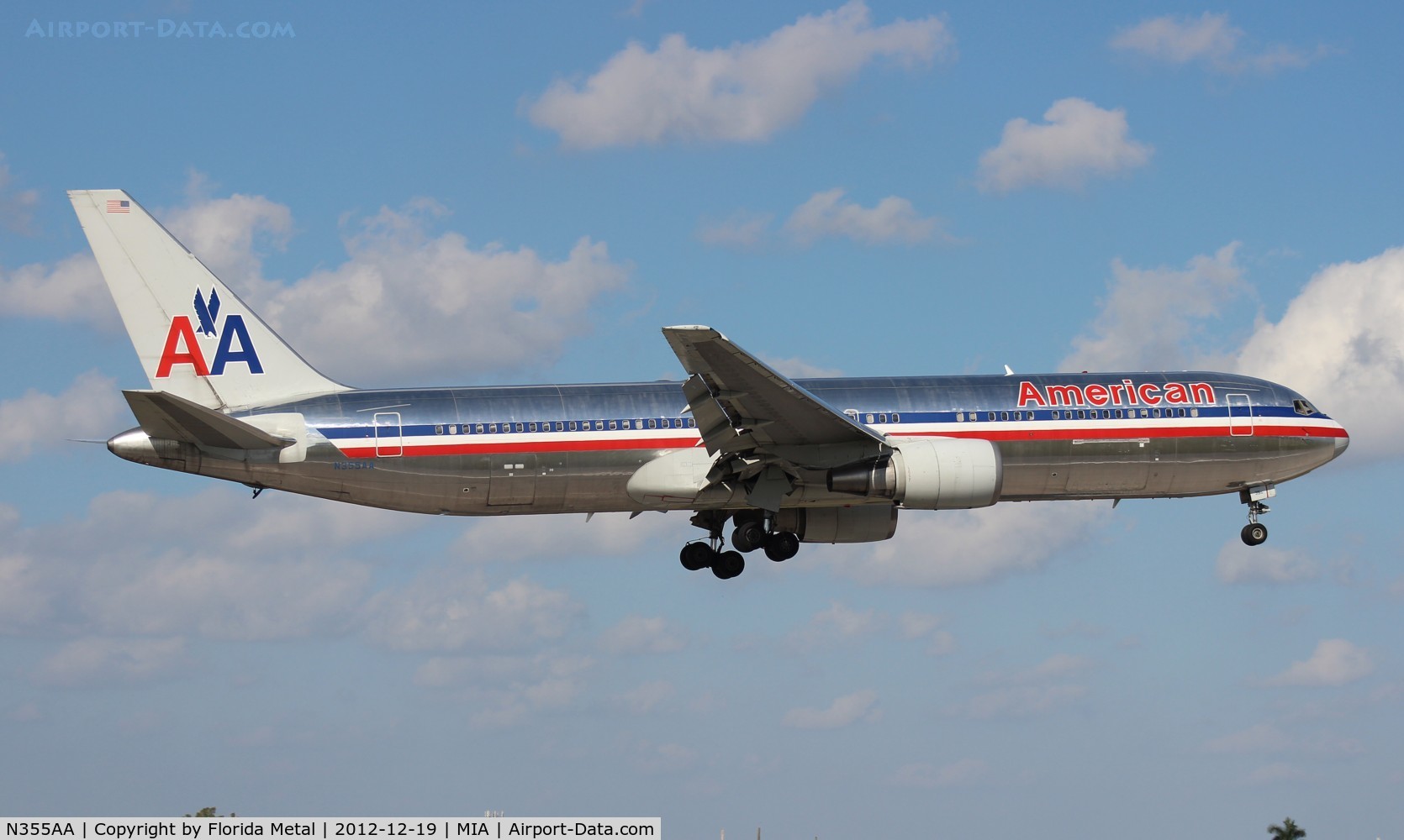 N355AA, 1988 Boeing 767-323/ER C/N 24036, American 767-300