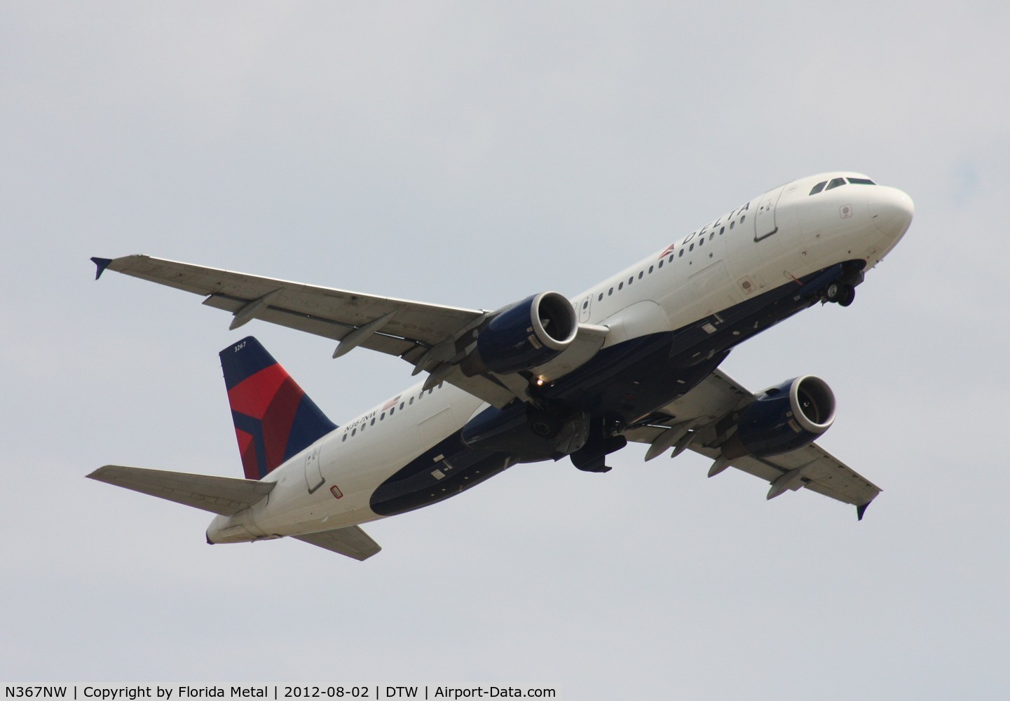 N367NW, 1999 Airbus A320-212 C/N 0988, Delta A320