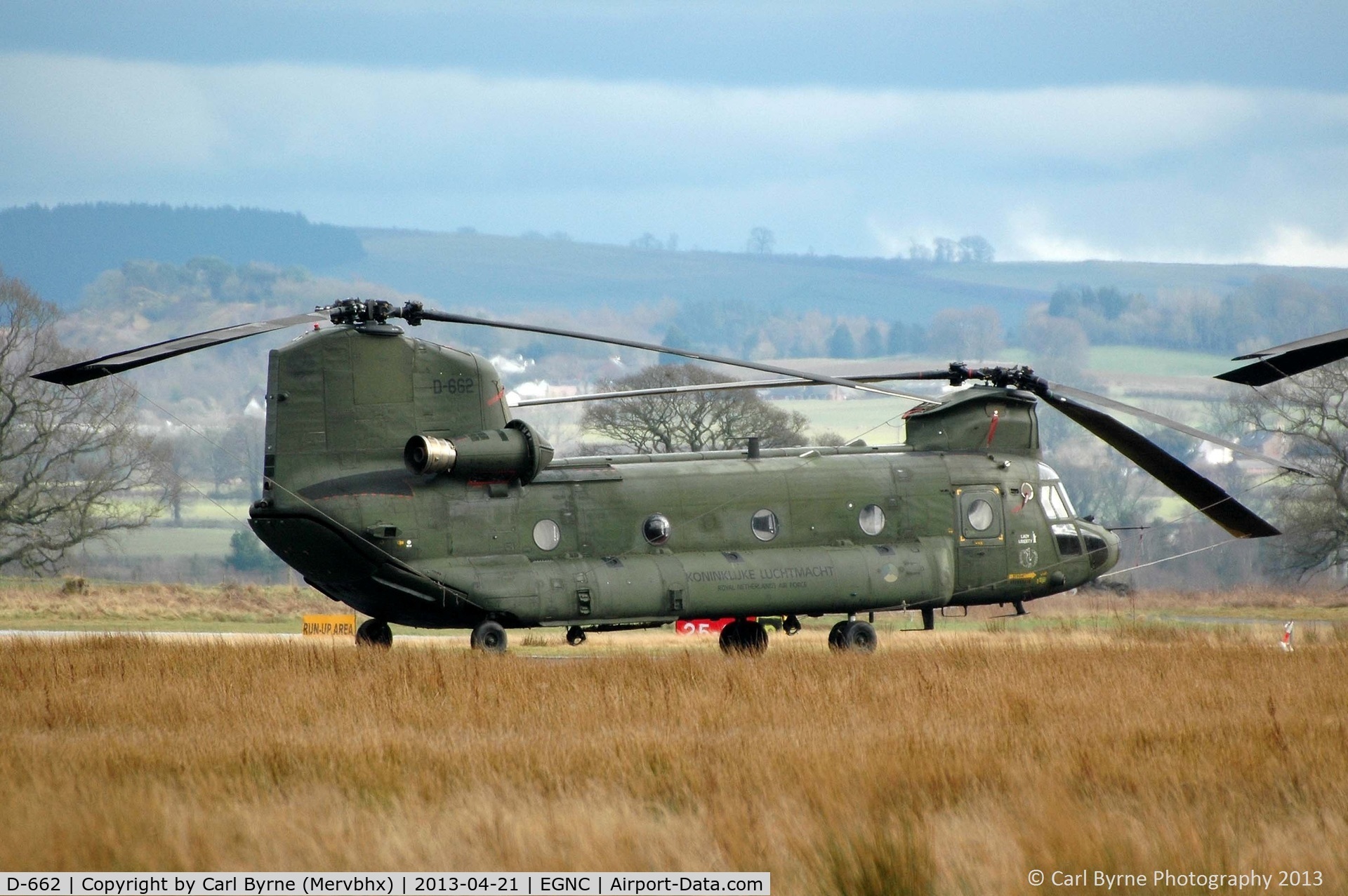 D-662, Boeing CH-47D Chinook C/N M.3662/NL-002, Here for the annual exercise.