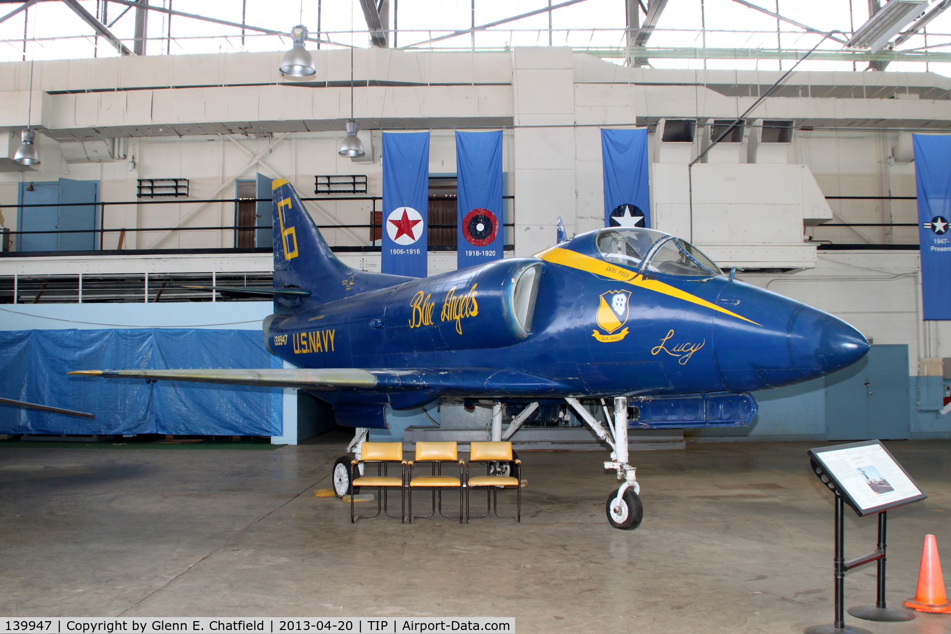 139947, Douglas A-4A Skyhawk (A4D-1) C/N 11312, Pretending to be a Blue Angel plane