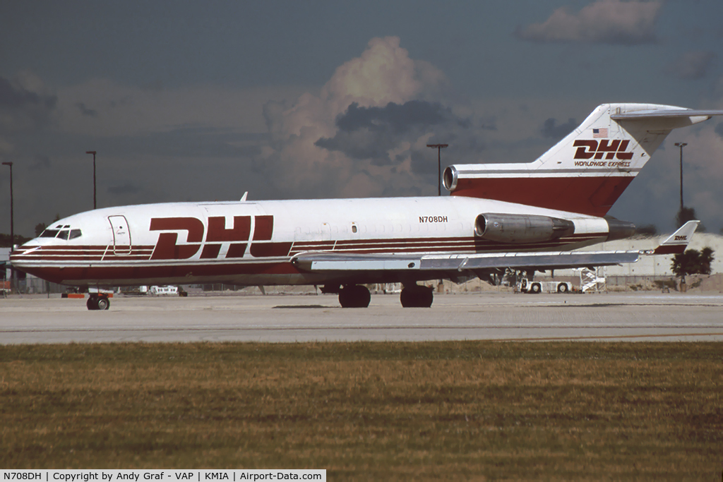 N708DH, 1964 Boeing 727-25 C/N 18275, DHL 727-100