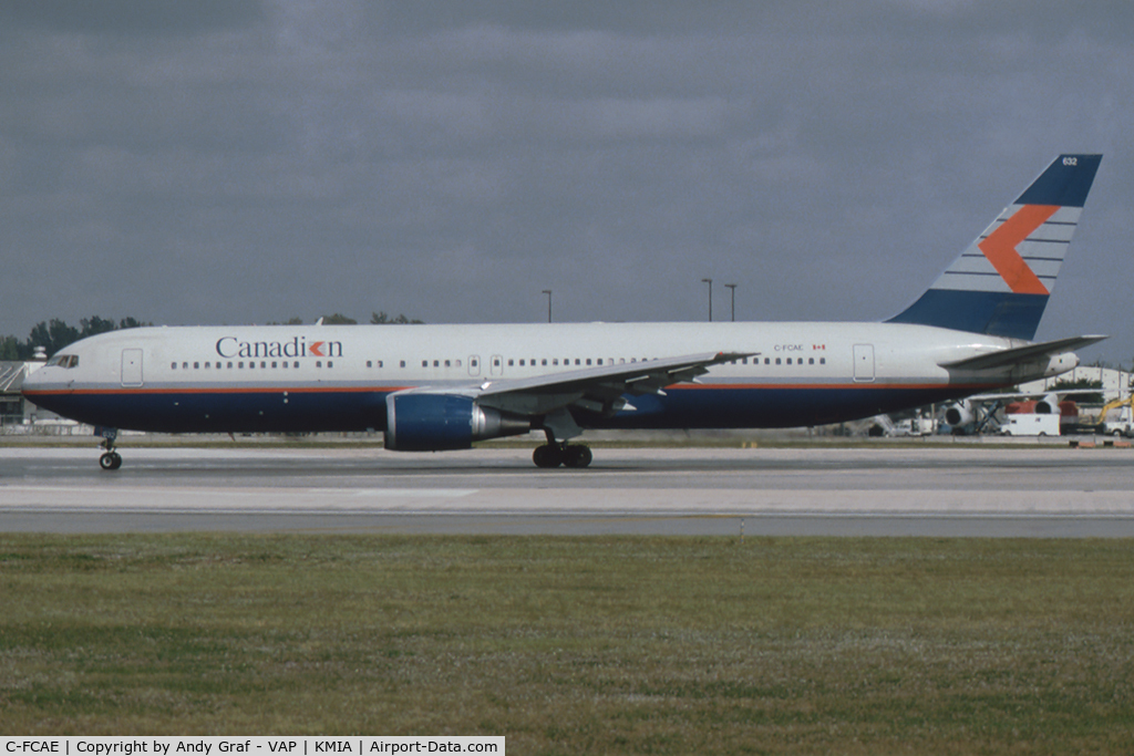 C-FCAE, 1988 Boeing 767-375/ER C/N 24083, Canadian 767-300