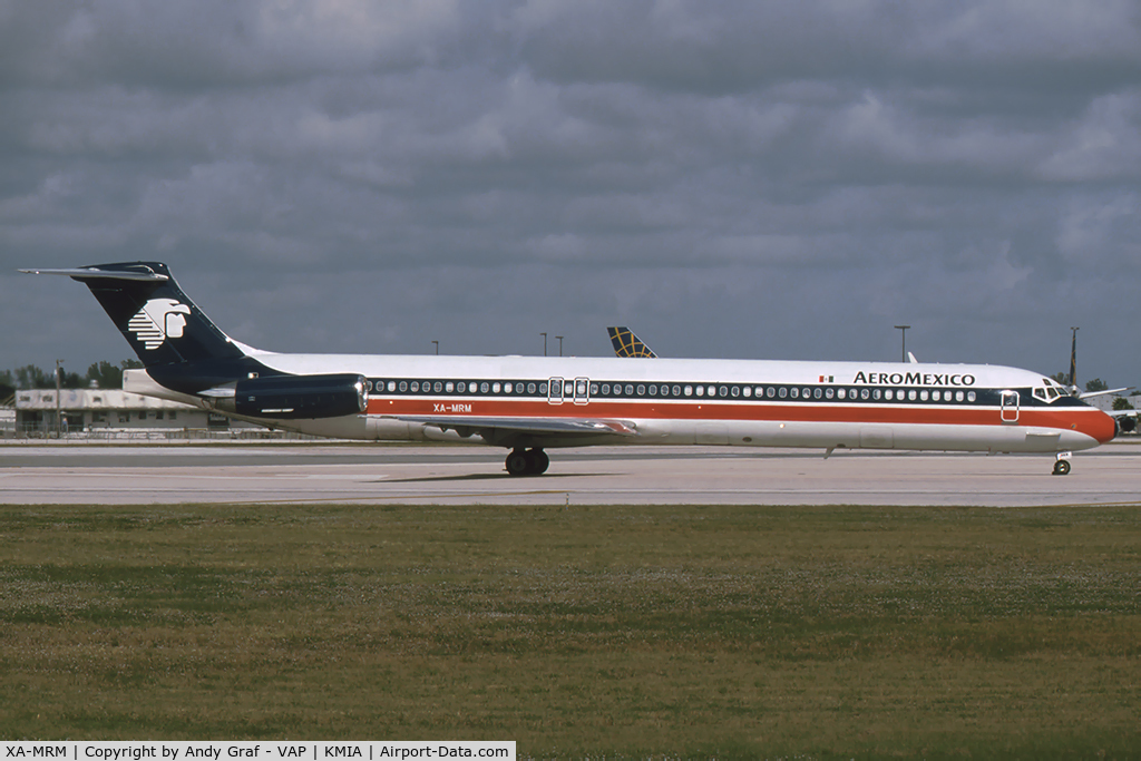 XA-MRM, 1991 McDonnell Douglas MD-82 (DC-9-82) C/N 53066, Aeromexico MD80