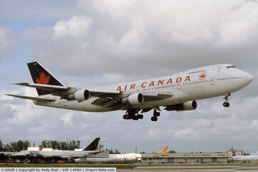 C-GAGB, 1978 Boeing 747-233B C/N 21627, Air Canada 747-200