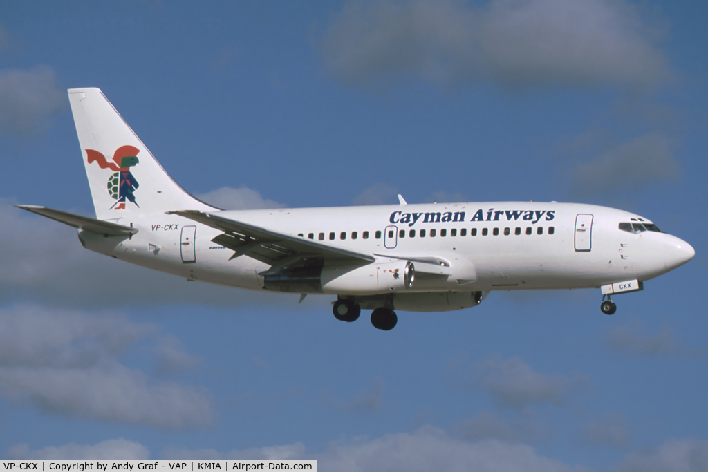 VP-CKX, 1984 Boeing 737-236 C/N 23162, Cayman Airways 737-200