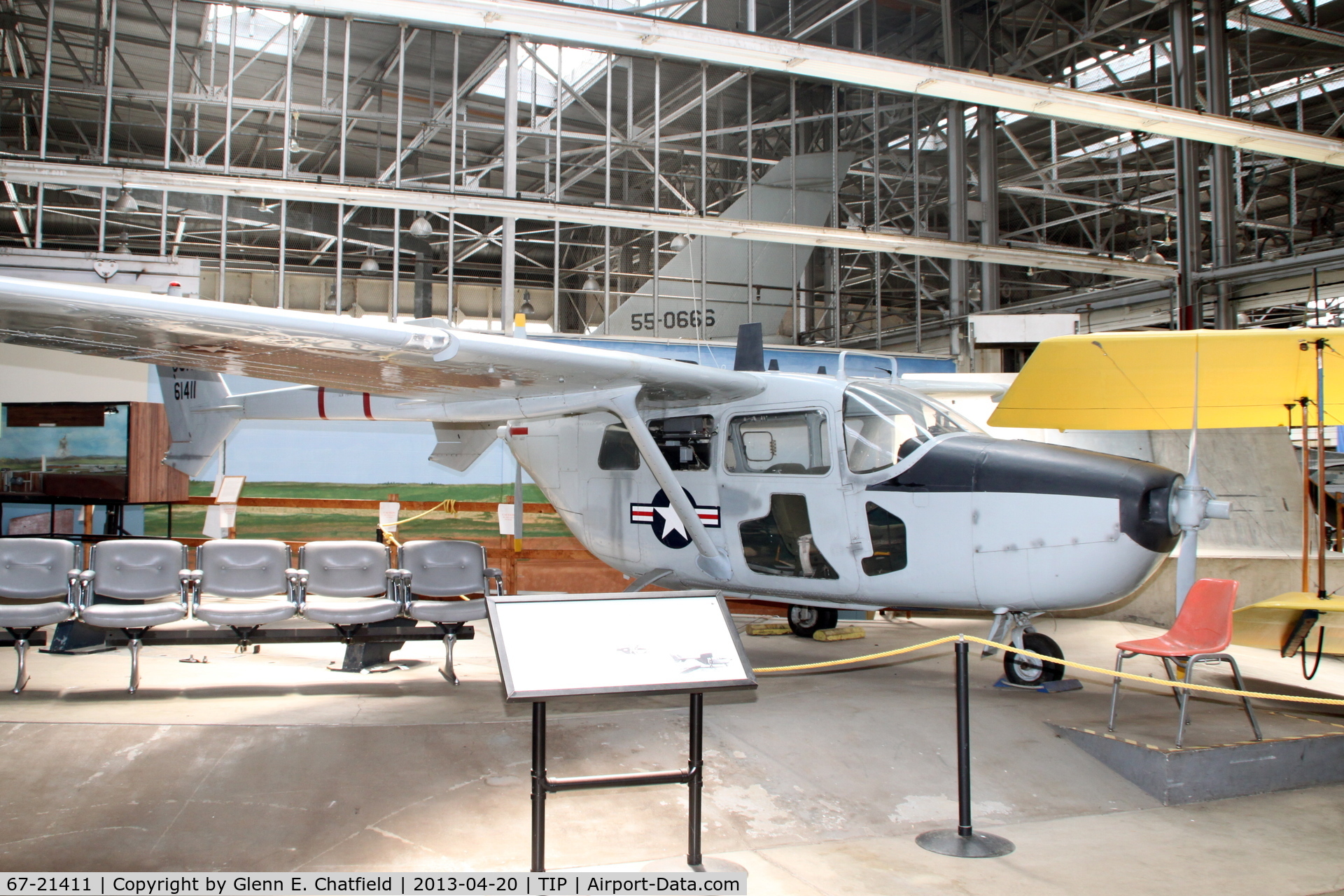 67-21411, 1967 Cessna O-2A Super Skymaster Super Skymaster C/N 337M-0117, Chanute Air Museum