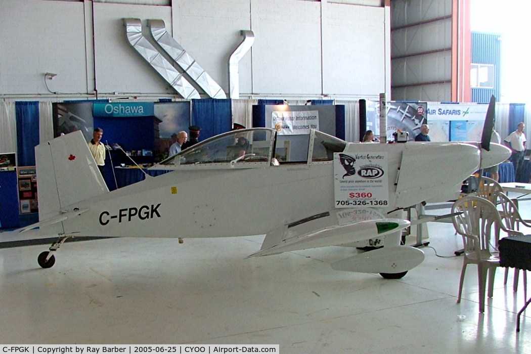 C-FPGK, 1993 Thorp T-18 Tiger C/N 355, Thorp T.18 Tiger [355] Oshawa~25/06/2005