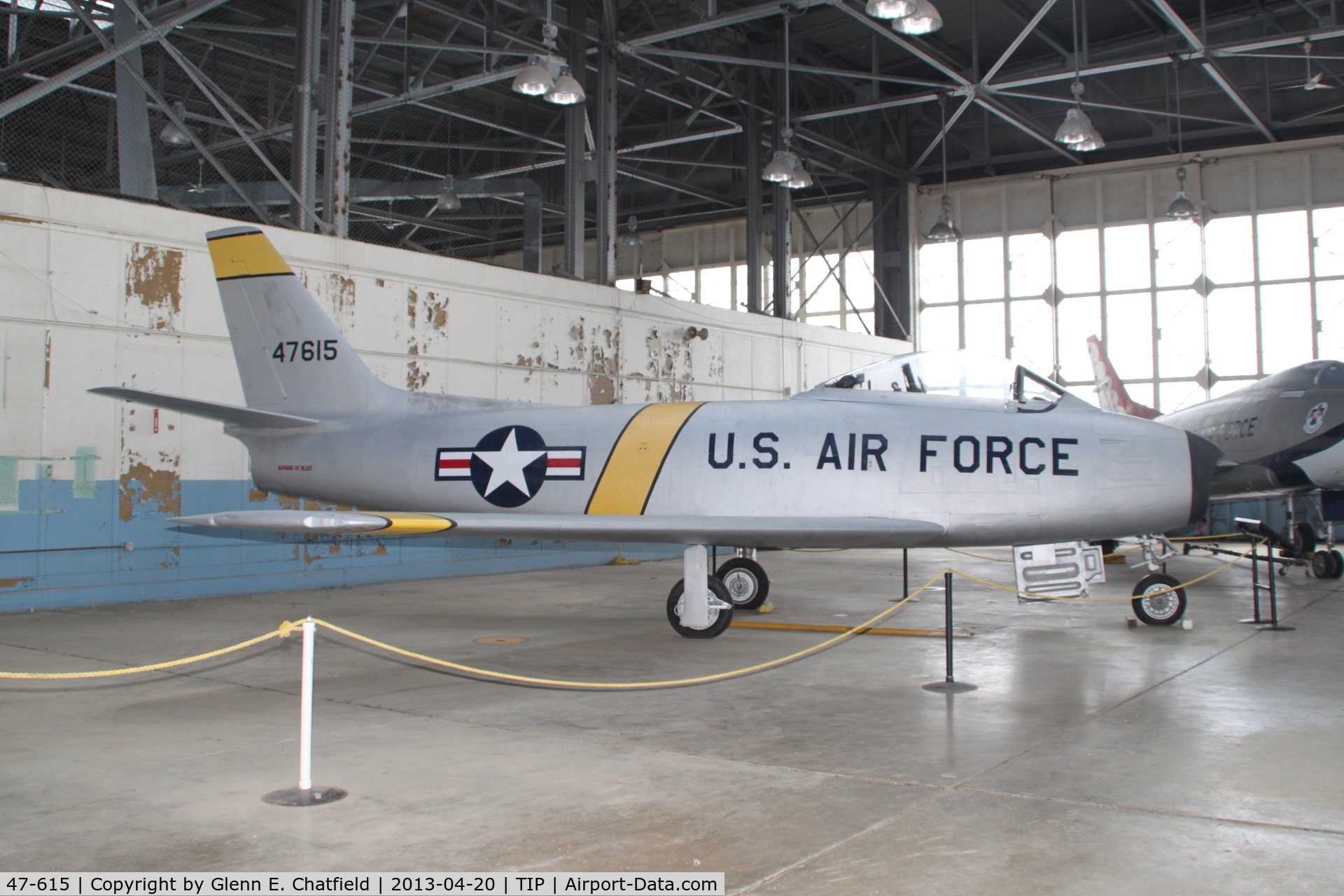 47-615, 1947 North American F-86A-1-NA Sabre C/N 151-38442, Chanute Air Museum