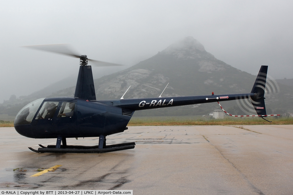 G-RALA, 2005 Robinson R44 II C/N 10788, Foggy day in Corsica !