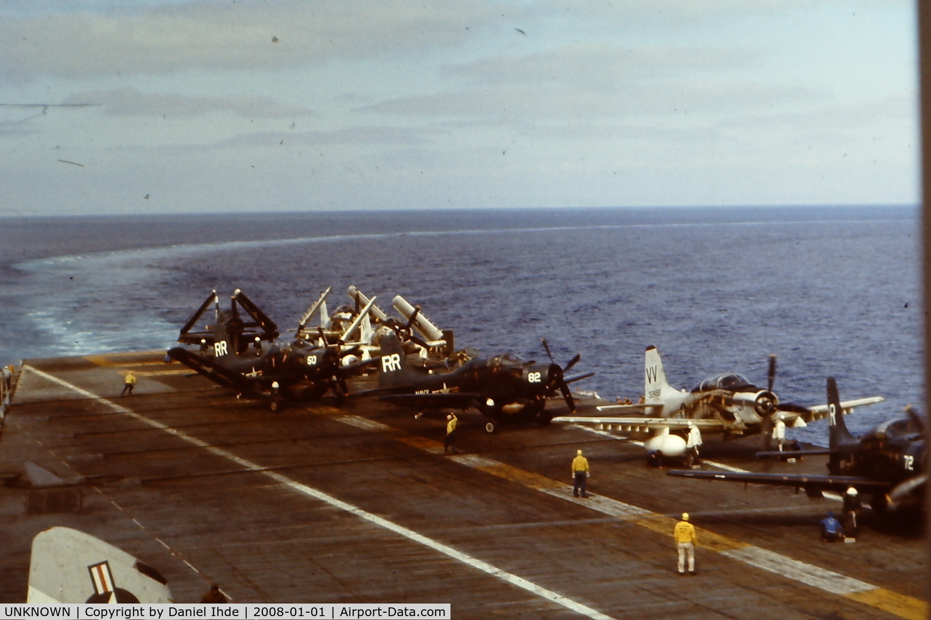 UNKNOWN, Miscellaneous Various C/N unknown, A-5's/A-6's on deck