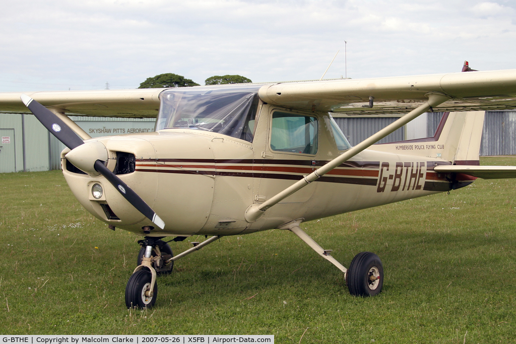 G-BTHE, 1974 Cessna 150L C/N 150-75340, Cessna 150L, Fishburn Airfield, May 2007.