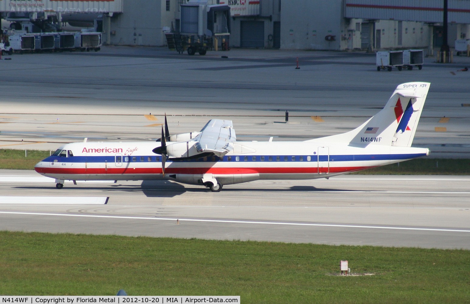 N414WF, 1994 ATR 72-212 C/N 414, American Eagle ATR-72 since been retired