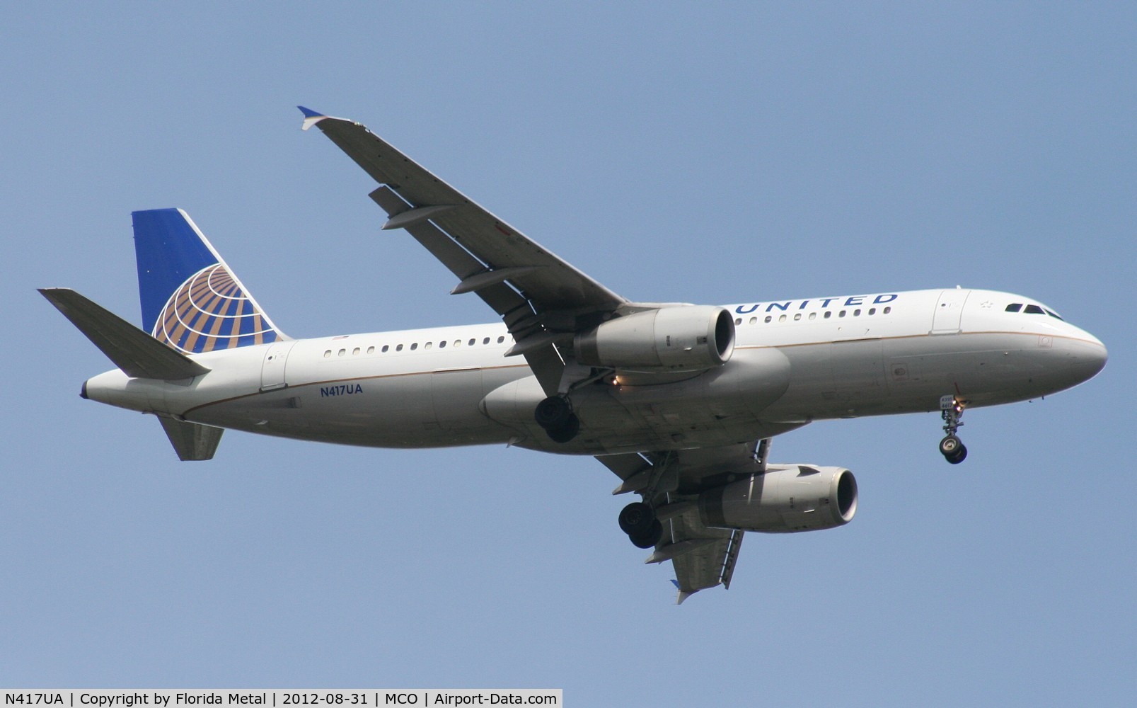 N417UA, 1994 Airbus A320-232 C/N 483, United A320