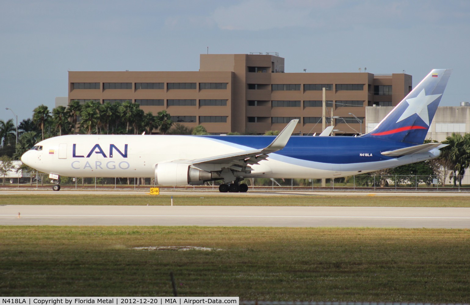 N418LA, 2005 Boeing 767-316F C/N 34246, LAN Colombia Cargo 767-300