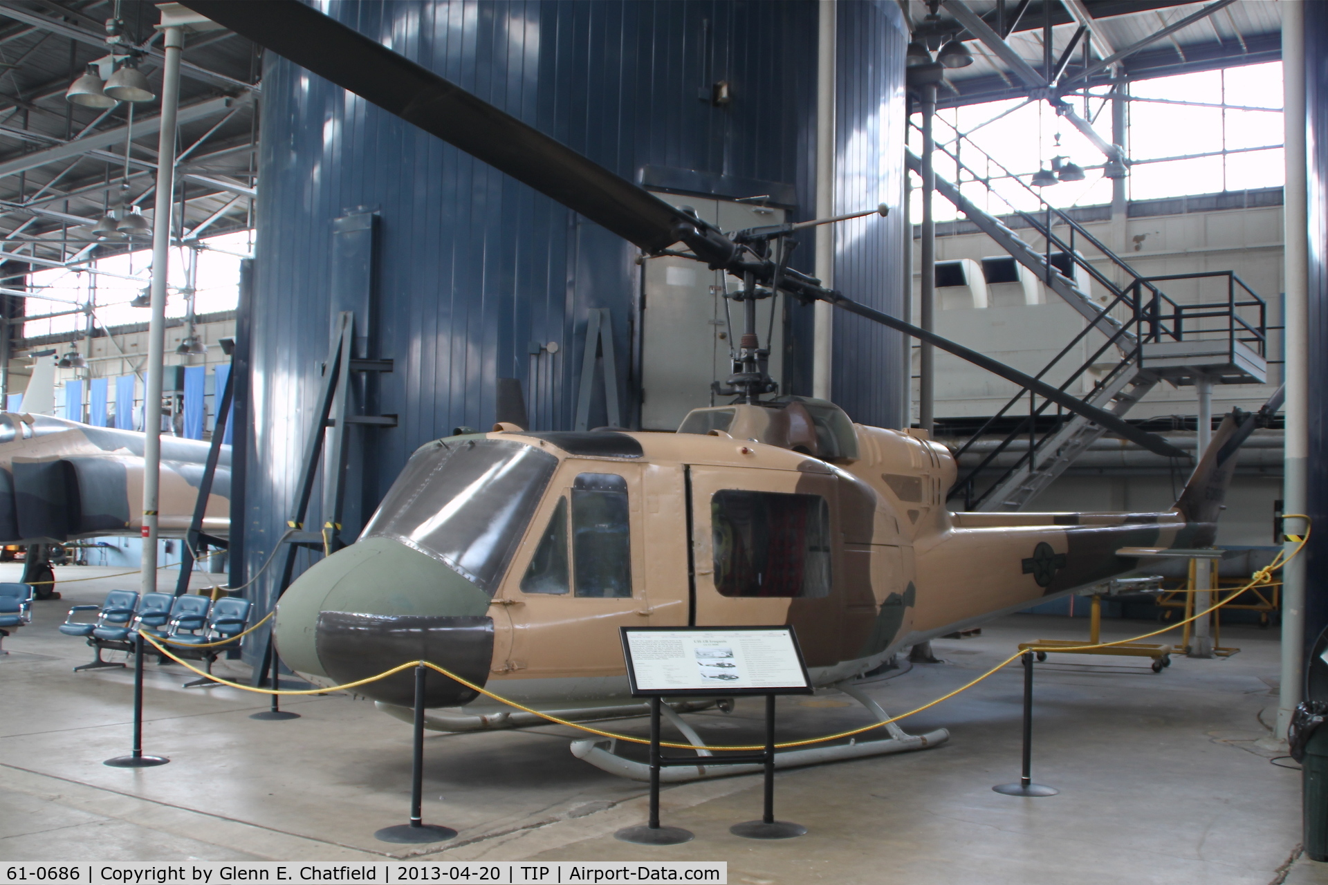 61-0686, Bell UH-1B Iroquois C/N 266, At Chanute Air Museum