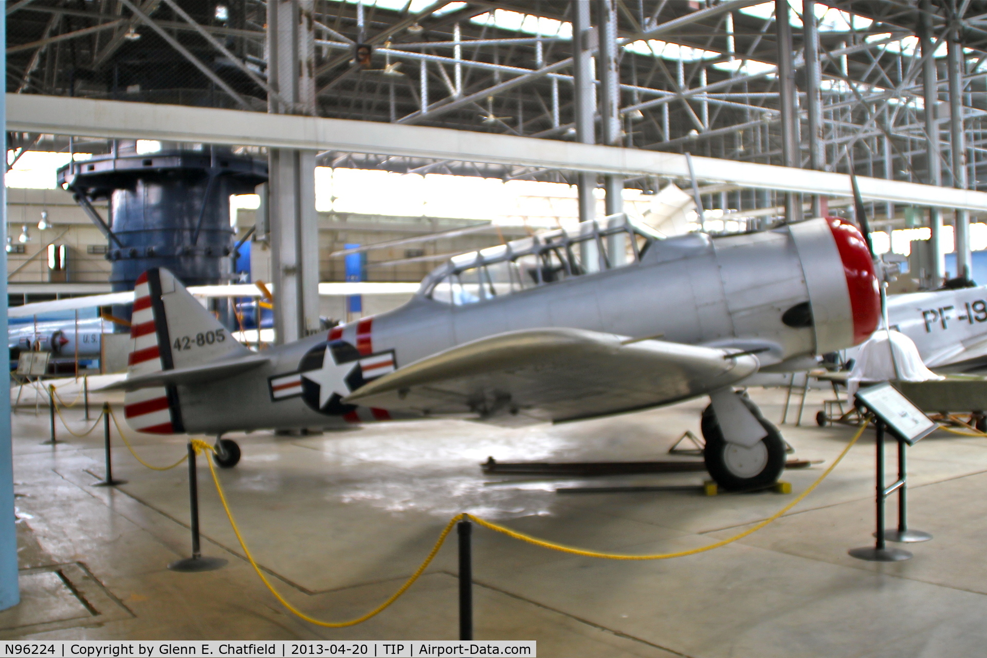 N96224, North American AT-6B Texan C/N 84-7750, At Chanute Air Museum